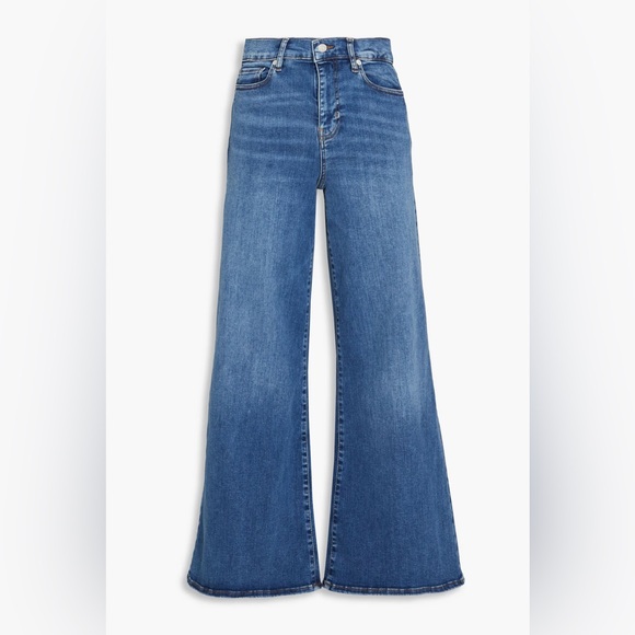 FRAME Le Palazzo Crop high-rise wide-leg jeans - Picture 3 of 10